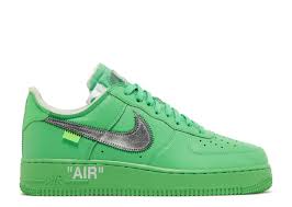 Nike Air Force 1 OFF White green